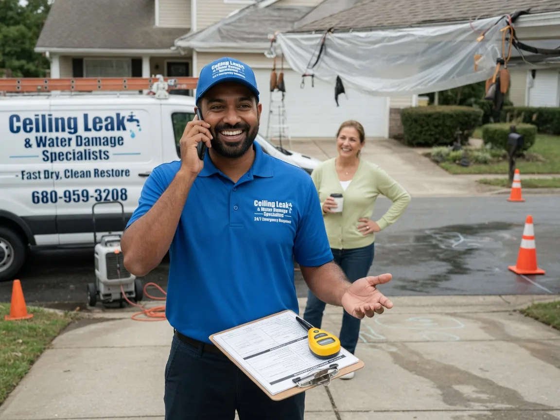 Ceiling Leak Cleanup Brownstown, IN FAQs